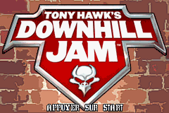 Tony Hawk's Downhill Jam (E)(Rising Sun) Title Screen