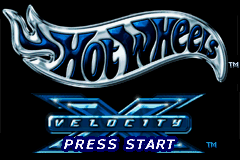 Hot Wheels - Velocity X (E)(Independent) Title Screen