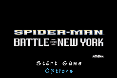Spider-Man - Battle For New York (U)(Rising Sun) Title Screen