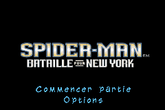 Spider-Man - Battle for New York (E)(Rising Sun) Title Screen