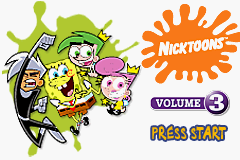 Nicktoons Volume 3 - Gameboy Advance Video (U)(Sir VG) Title Screen