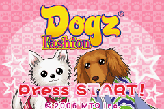 Dogz - Fashion (E)(Sir VG) Title Screen