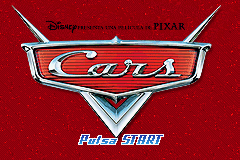 Cars (E)(Independent) Title Screen