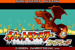 Pokemon Fire Red (J)(2CH) Title Screen