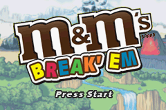 M&M's Break 'Em (U)(Sir VG) Title Screen