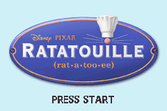 Ratatouille (U)(OMGba) Title Screen