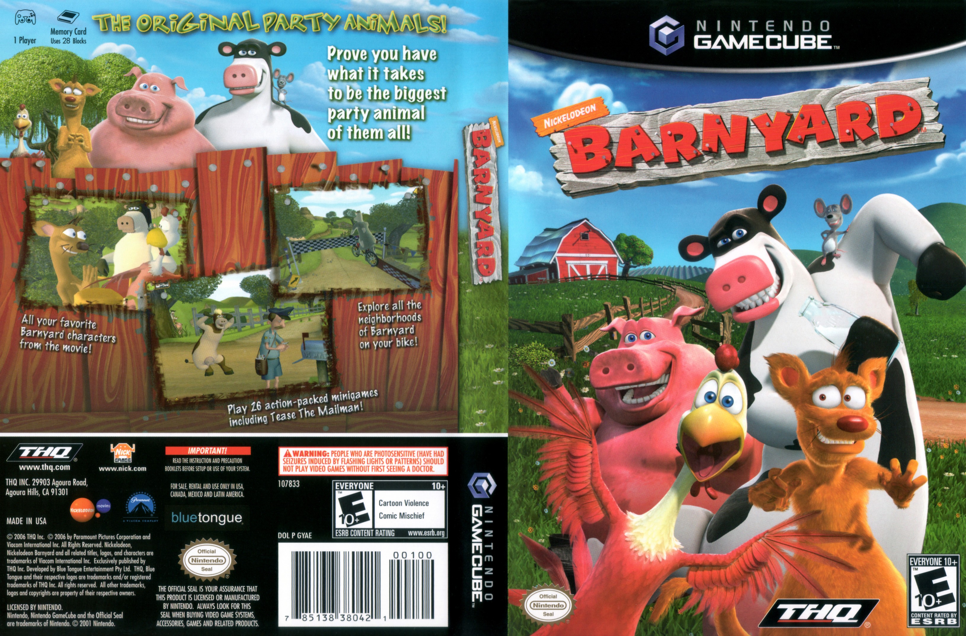 BARNYARD - O JOGO DE PS2, PC, GAMECUBE E Wii (PT-BR) 