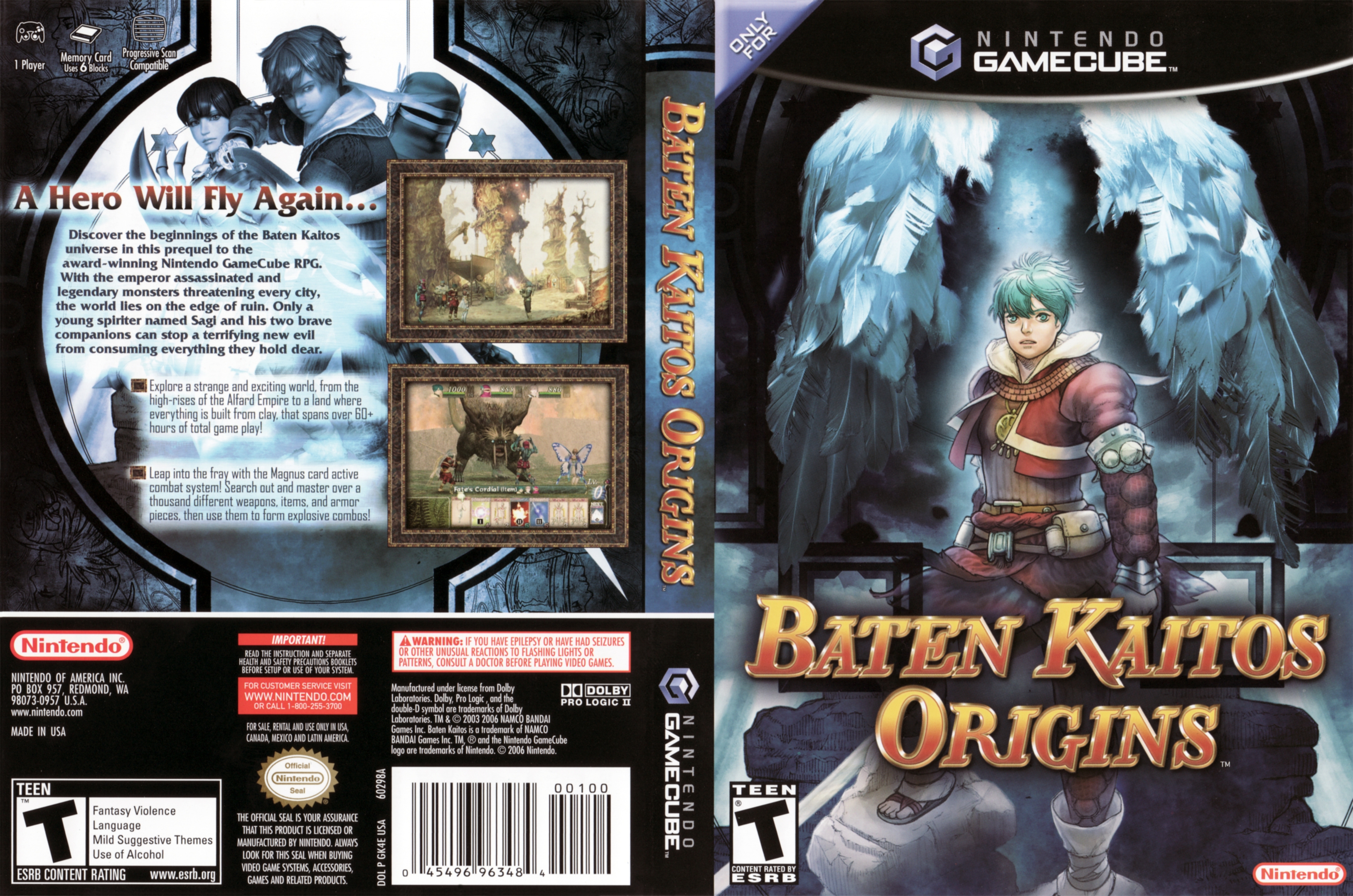 Baten Kaitos Origins Disc 1 Iso Gcn Isos Emuparadise