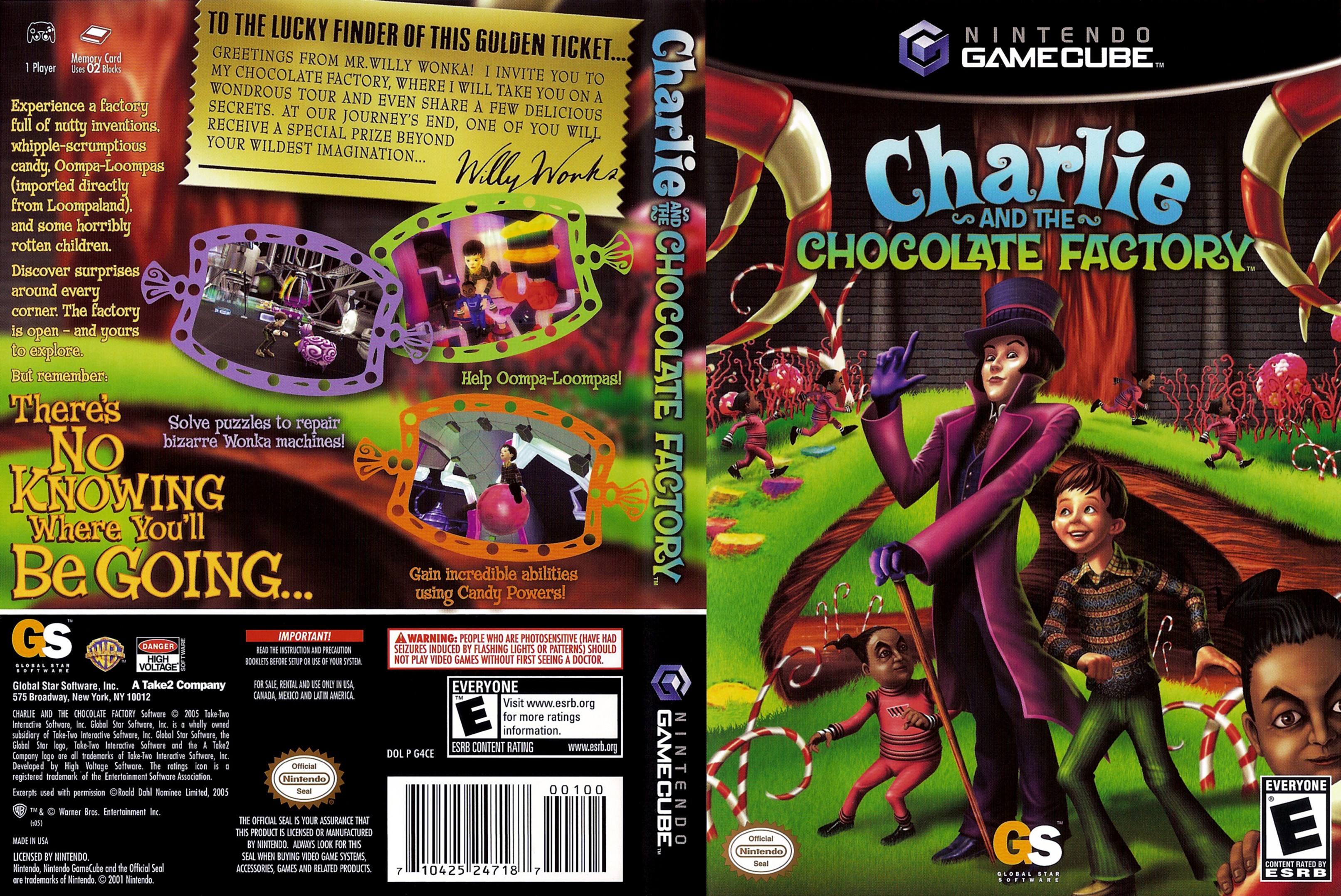 Charlie in the chocolate factory