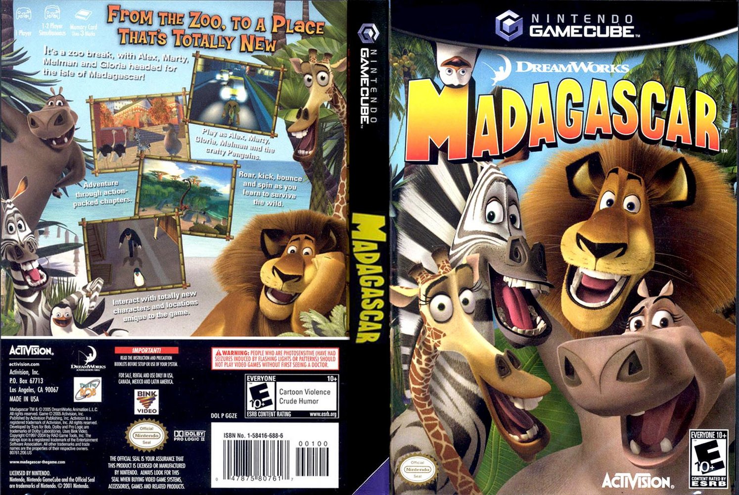 Madagascar ROM (ISO) Download for Sony Playstation 2 / PS2 