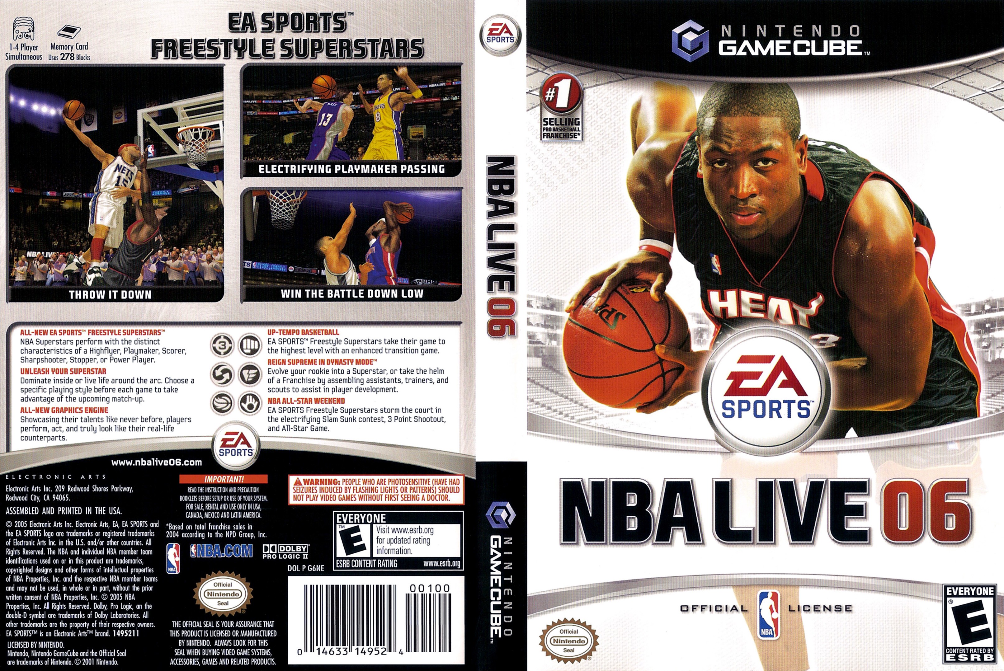 NBA Live 06 ISOu003c GCN ISOs Emuparadise