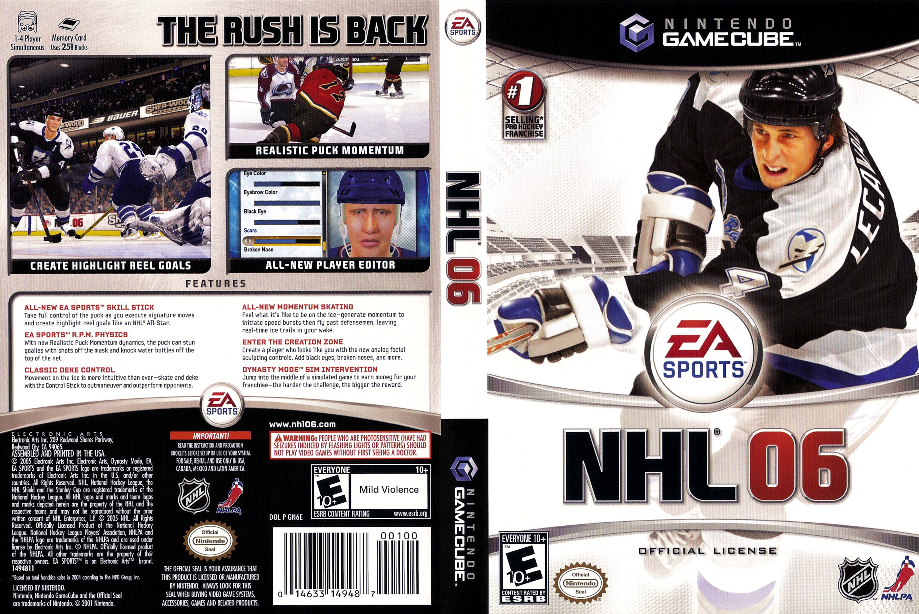 Rush back. NHL 06 GAMECUBE. NHL 2006 обложка. NHL 2001 ps1 обложка. NHL 09 ps2.