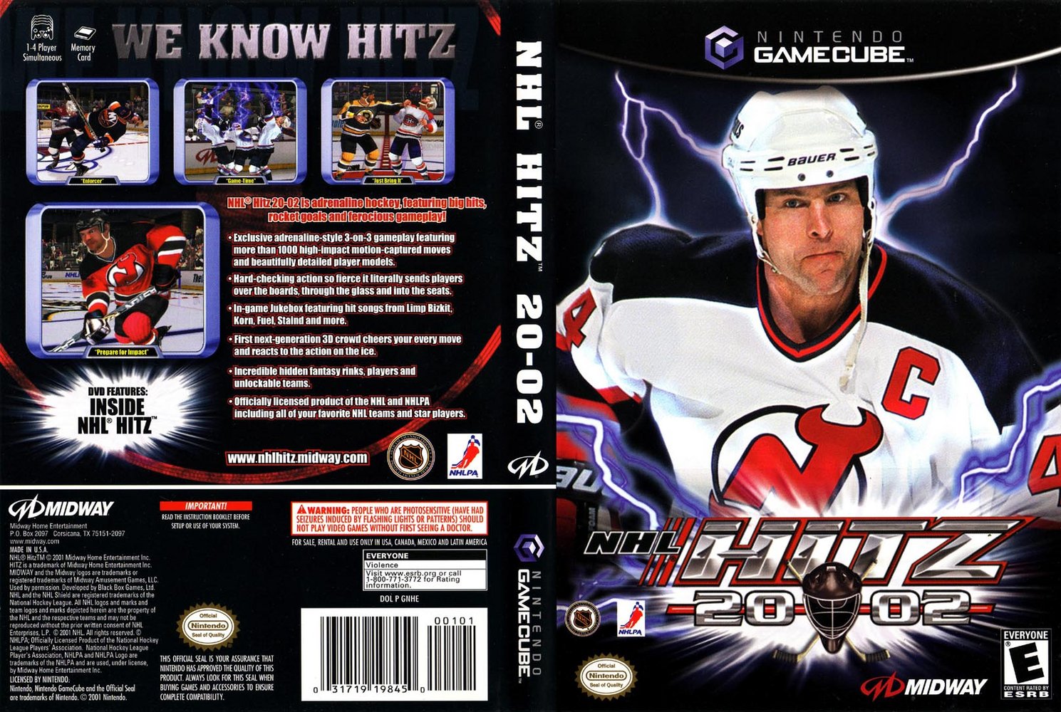 NHL Hitz 2002 (Europe) ISO < GCN ISOs | Emuparadise