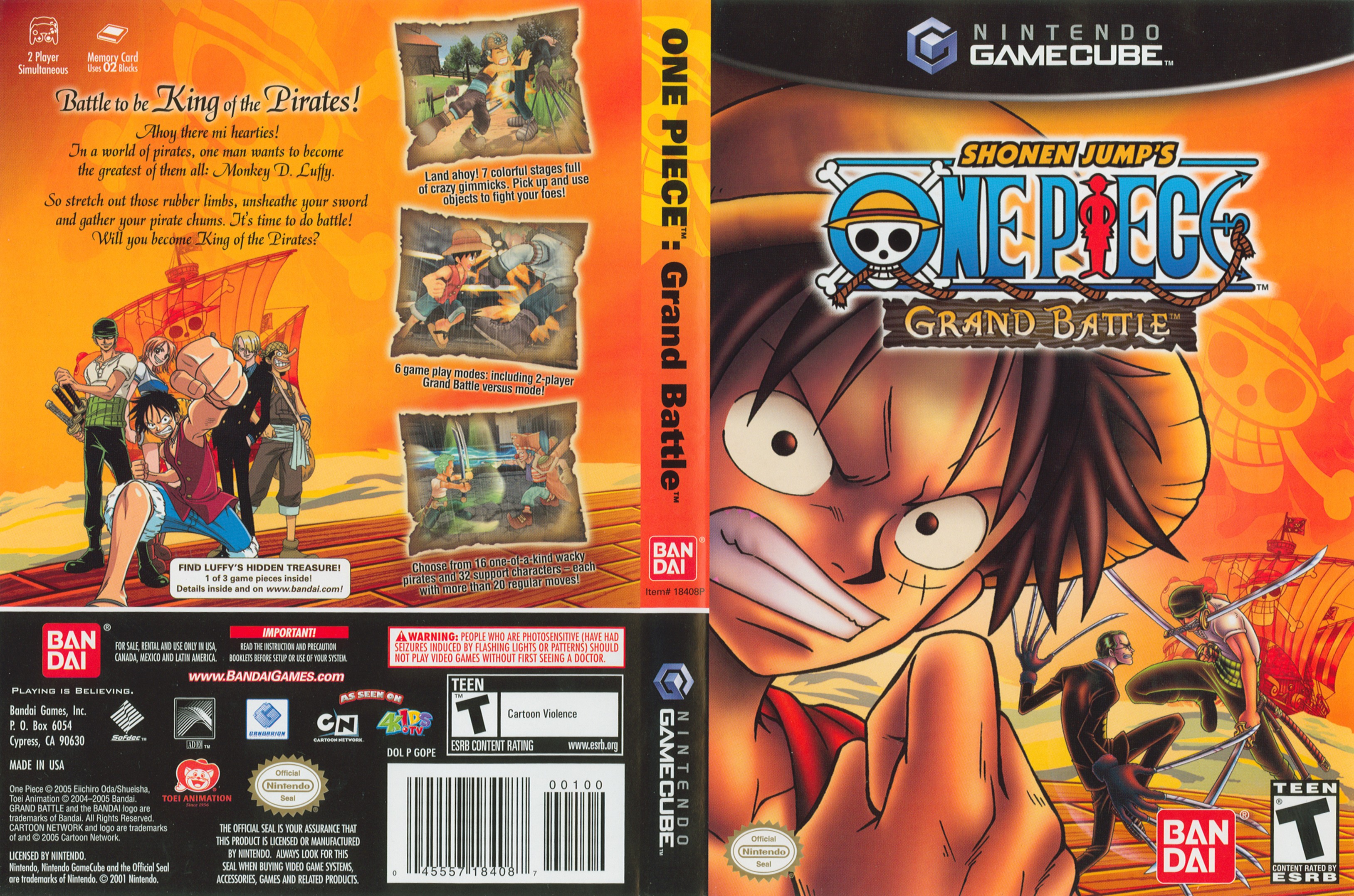 One Piece Games for Gamecube