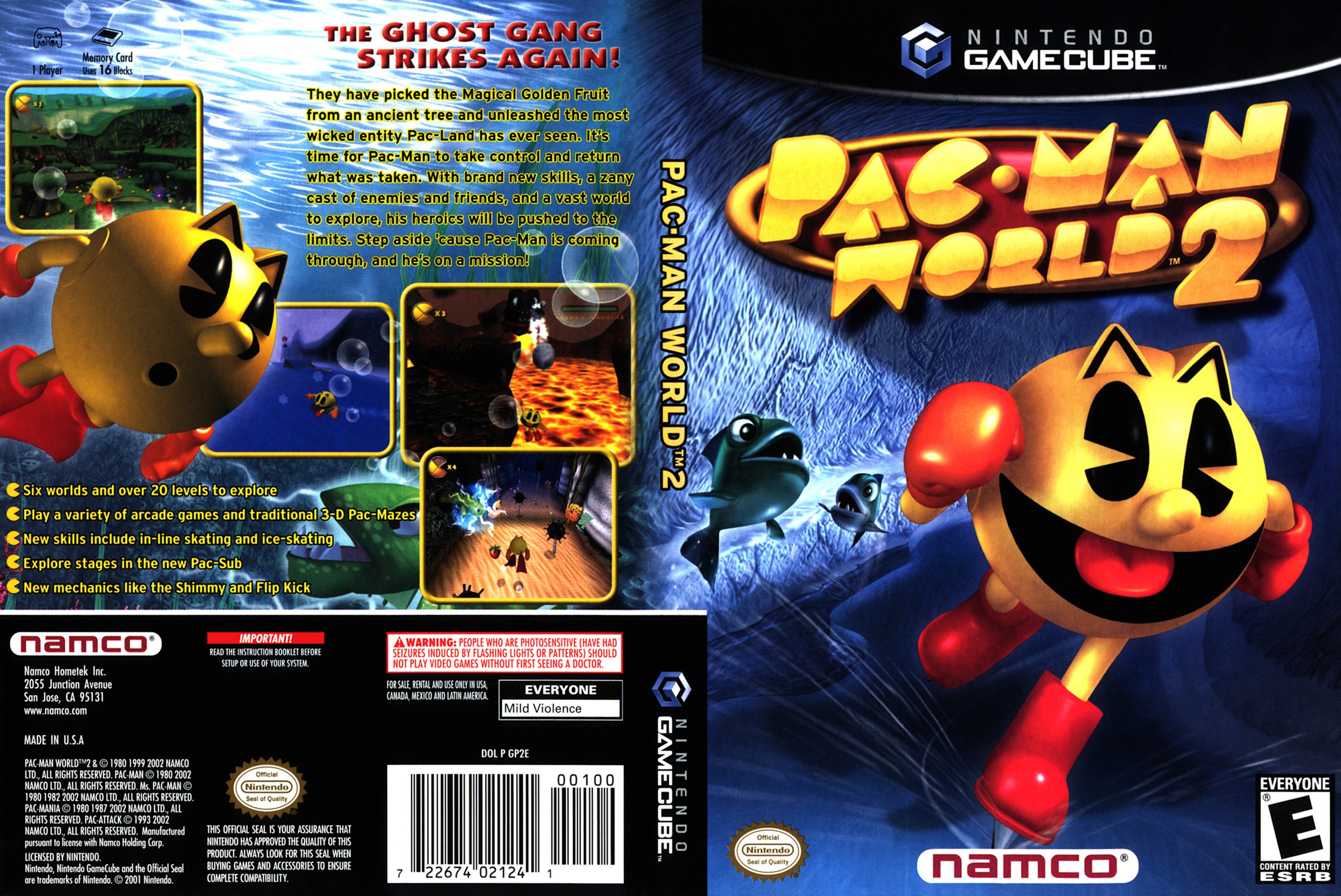 play pac man world online