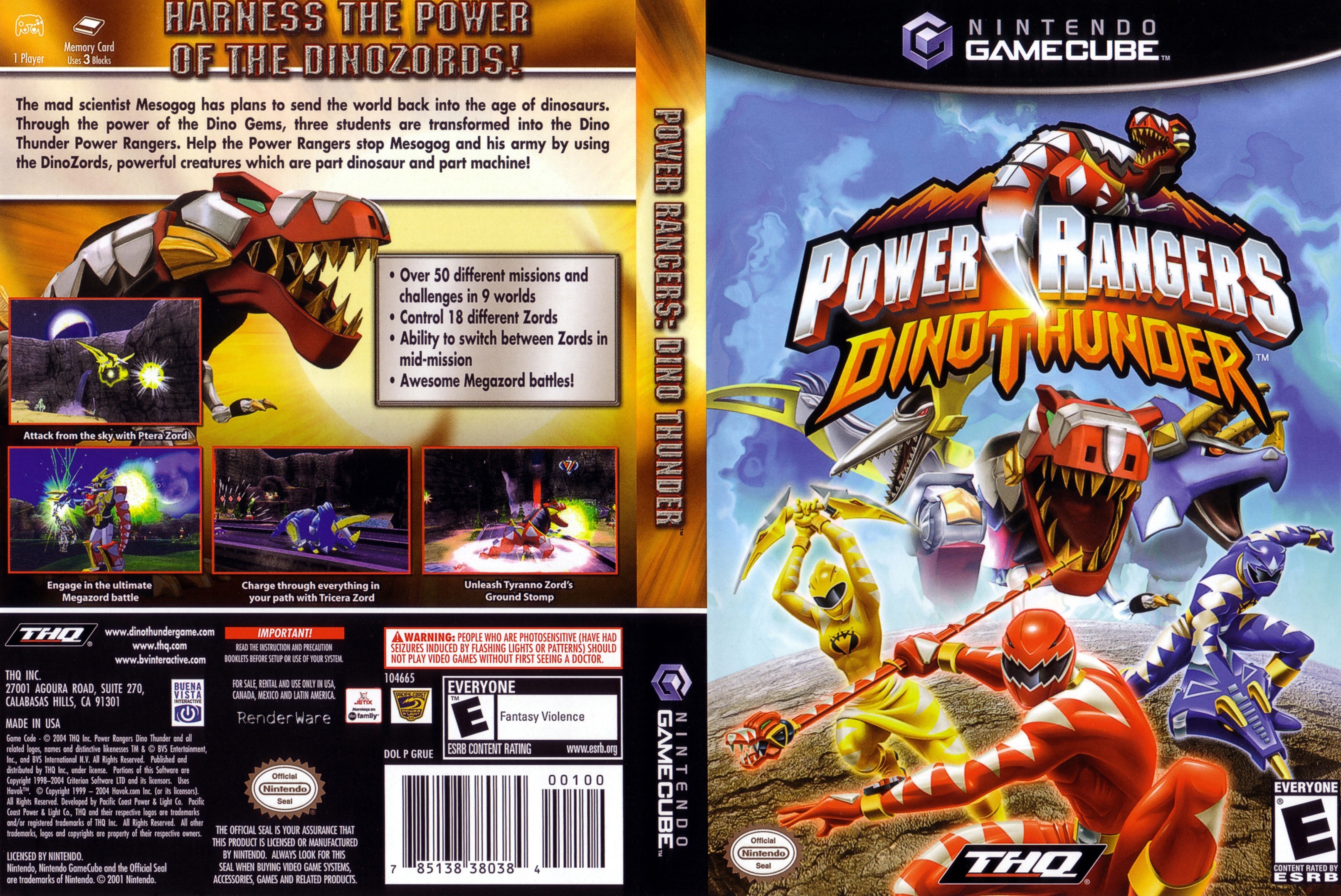 Power Rangers Dino Thunder ISO