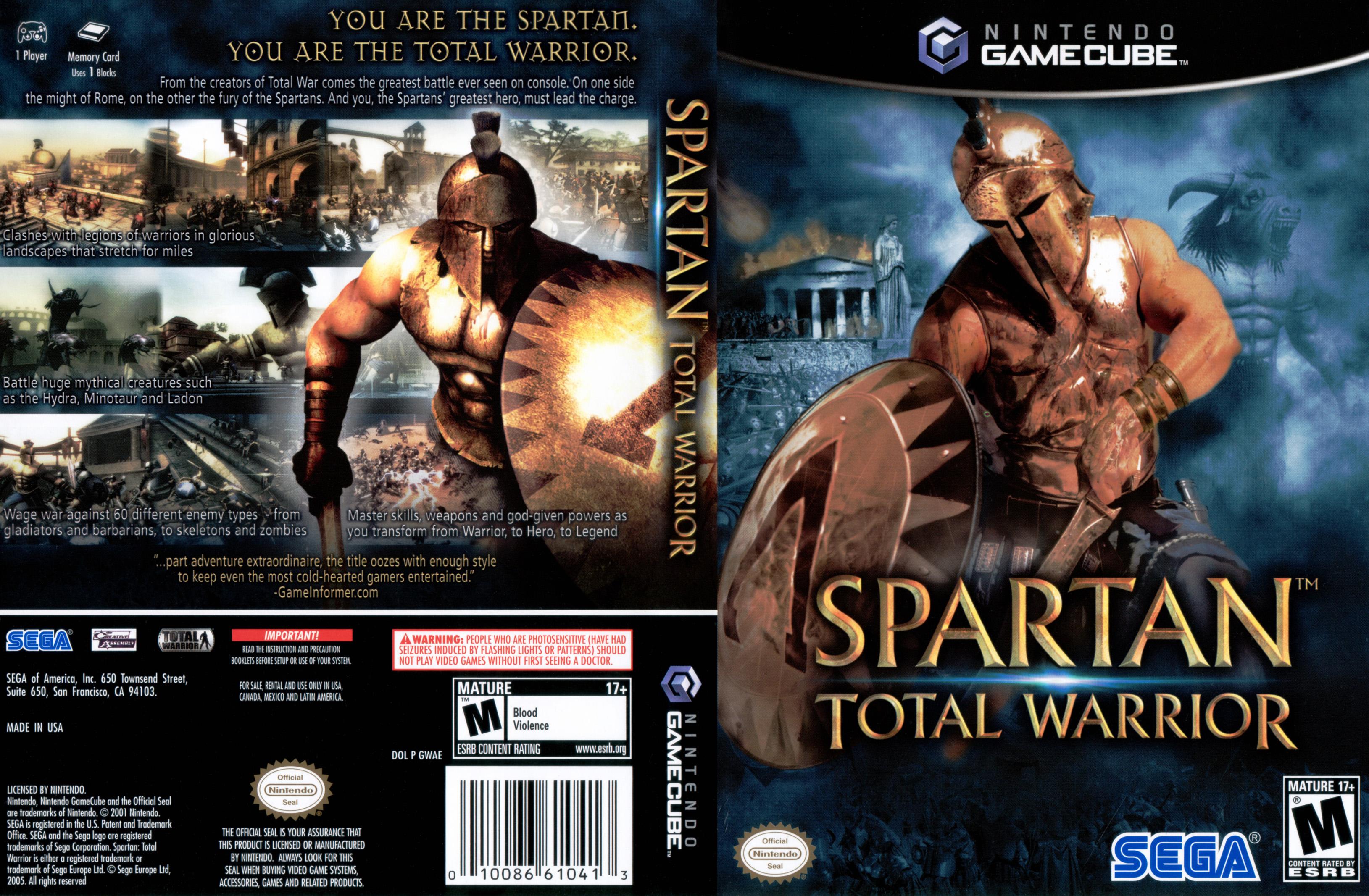 Spartan Total Warrior ISO