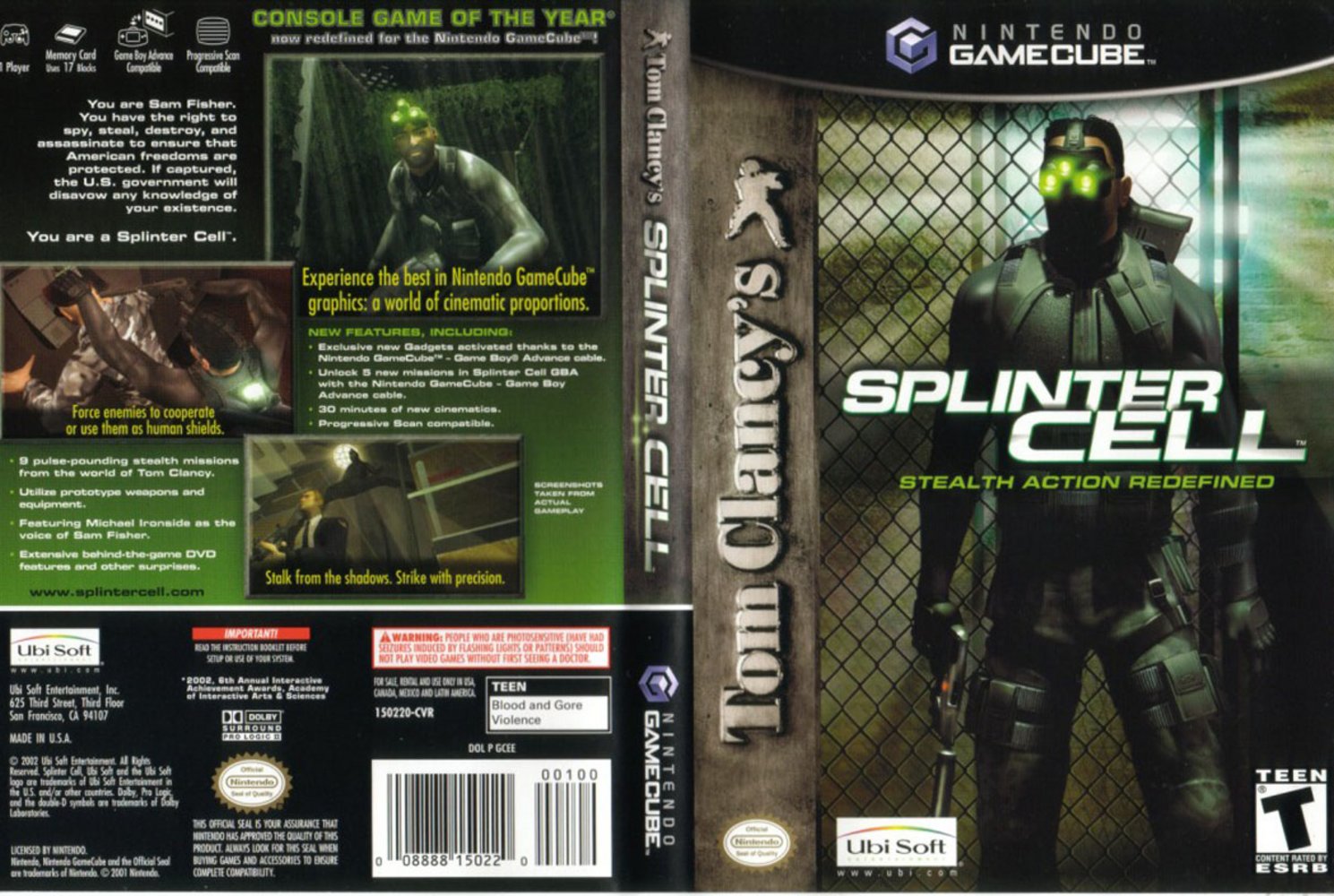 Splinter cell ps2 games