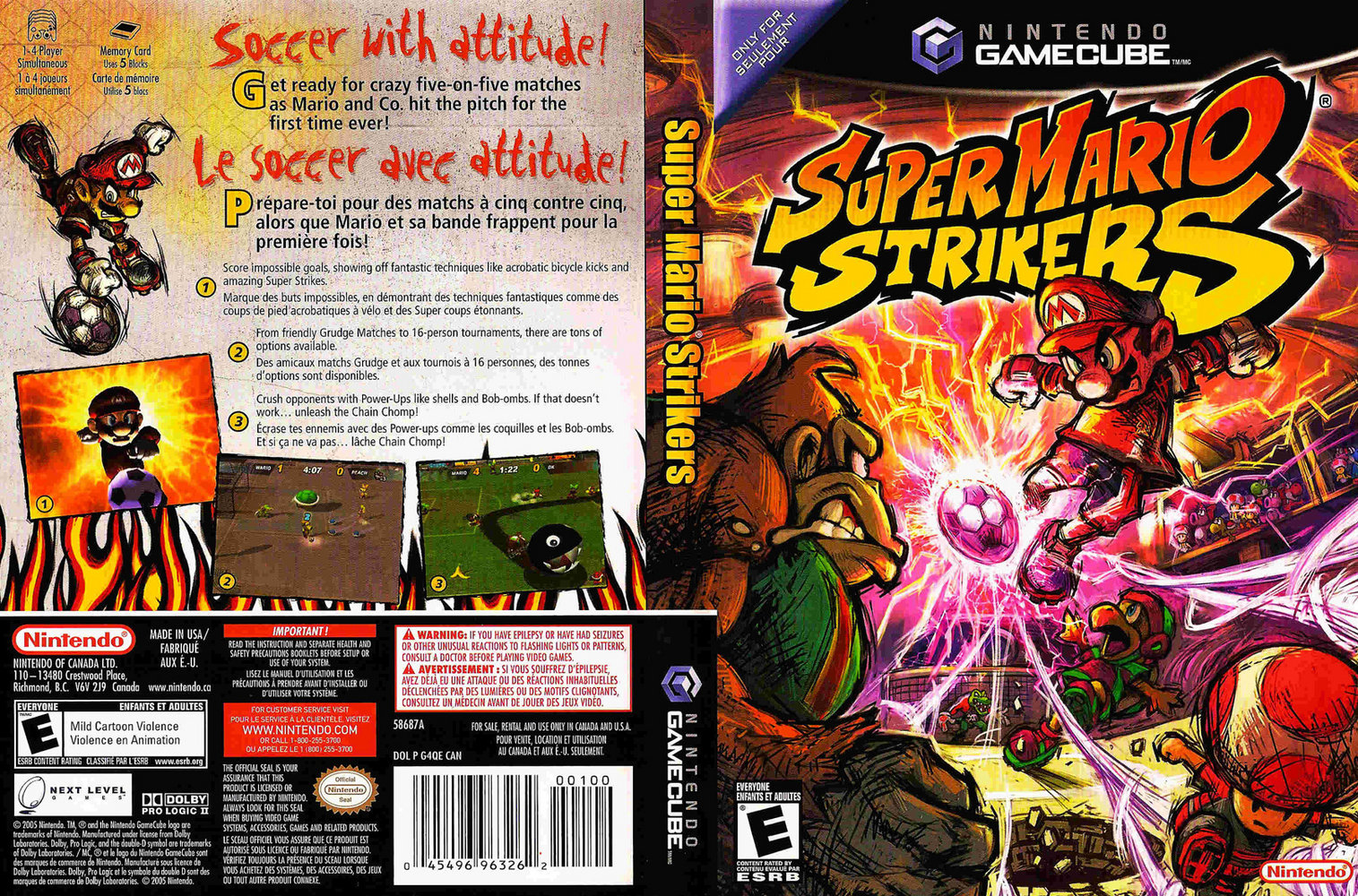 super mario strikers gamecube dolphim