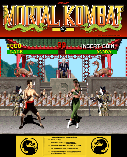 Mortal Kombat (rev 5.0 T-Unit 03/19/93) ROM < MAME ROMs