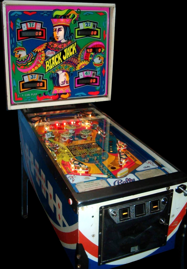 Black Jack (Pinball) Cabinet