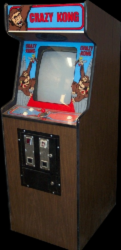 Crazy Kong (bootleg on Moon Cresta hardware) Cabinet