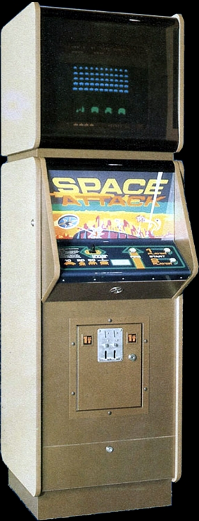 Space Attack (bootleg of Space Invaders) Cabinet
