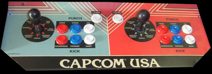 Street Fighter Controller button layout