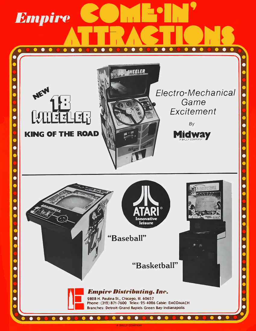 Atari Baseball (set 2) flyer
