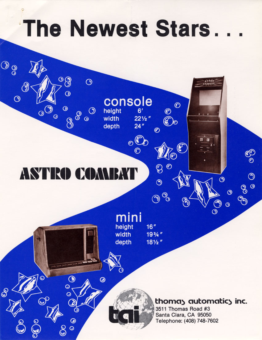 Astro Combat (newer, CB) flyer