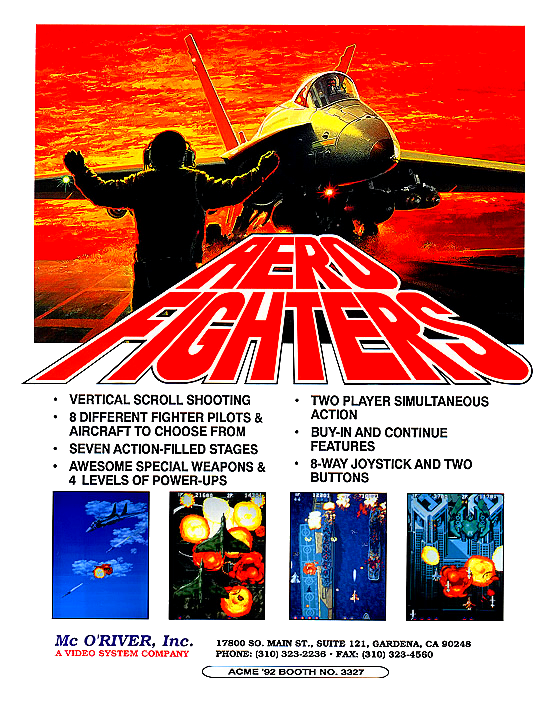 Aero Fighters (bootleg set 1) flyer