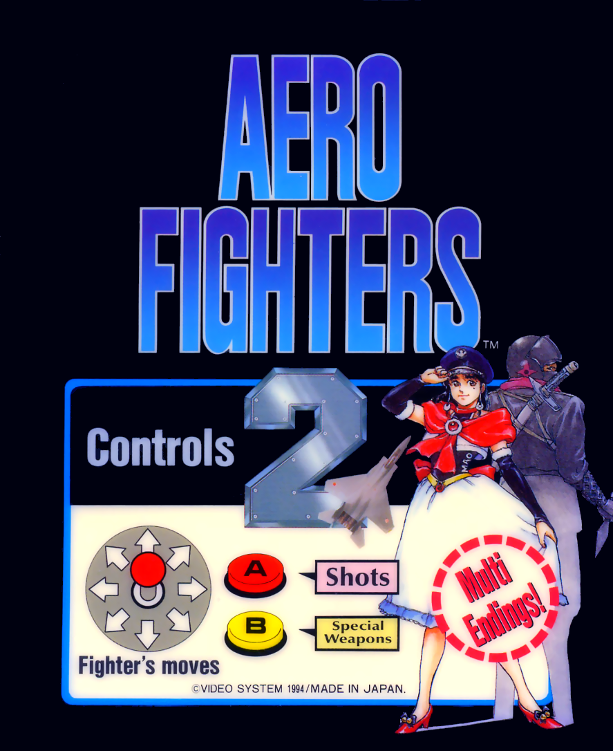 Aero Fighters (Taiwan / Japan, set 2) flyer
