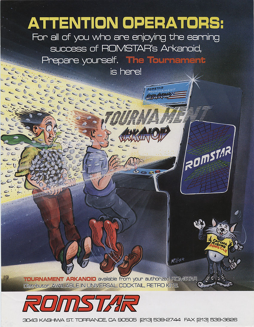Tournament Arkanoid (US) flyer