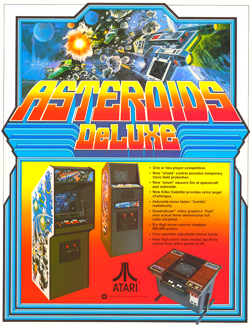 Asteroids Deluxe (rev 3) flyer