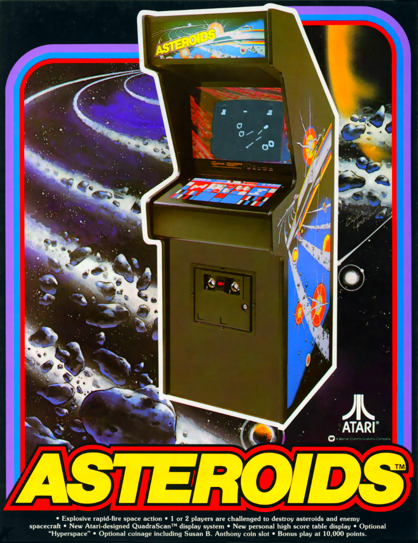 Asteroids (rev 1) flyer