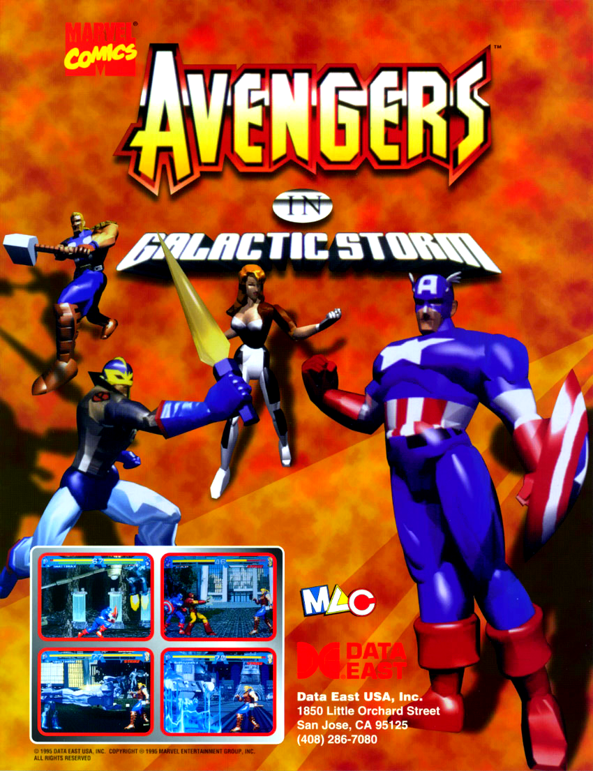 Avengers In Galactic Storm (Japan) flyer