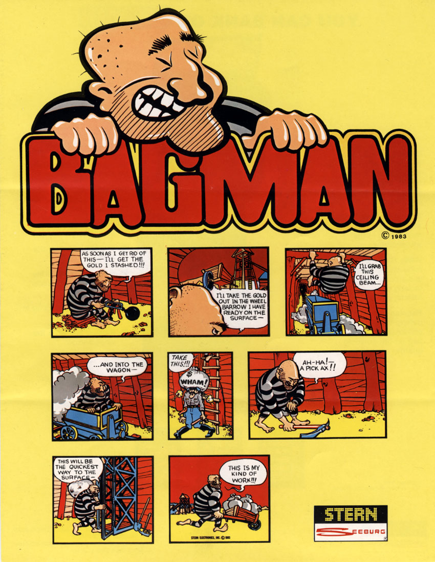Bagman (Stern Electronics, set 1) flyer