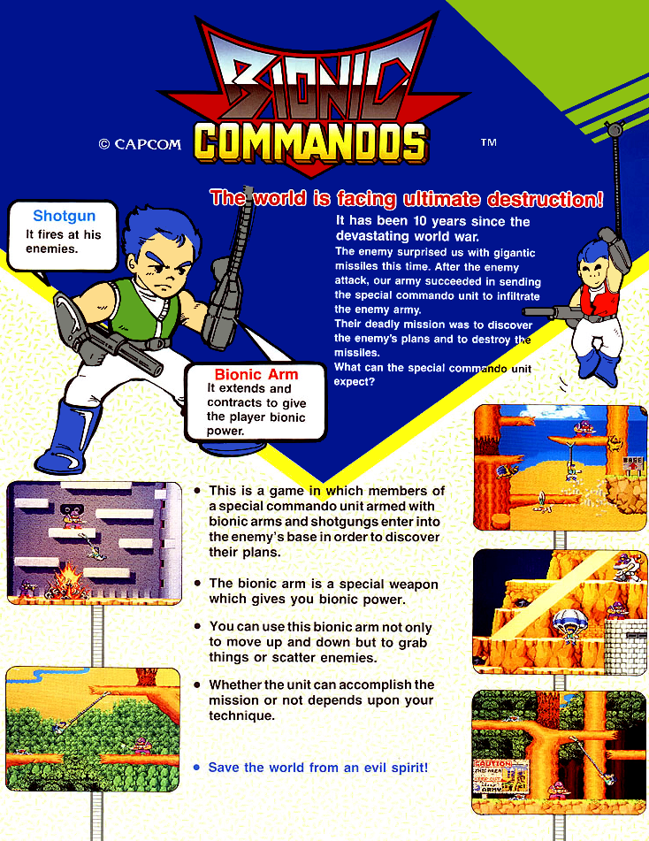 Bionic Commando (US set 1) flyer
