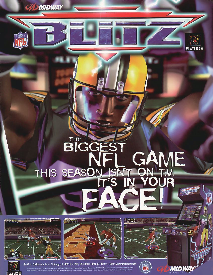 NFL Blitz (boot ROM 1.2) flyer