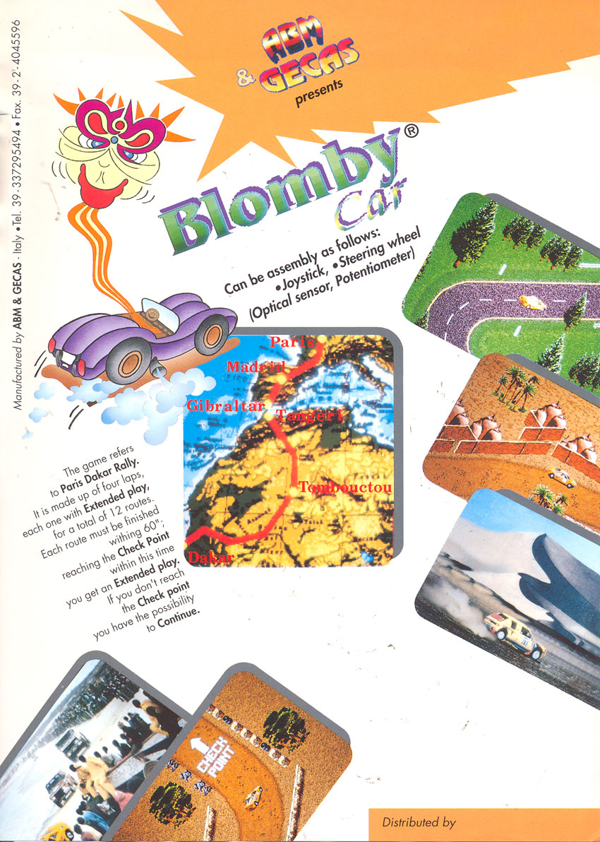 Blomby Car flyer