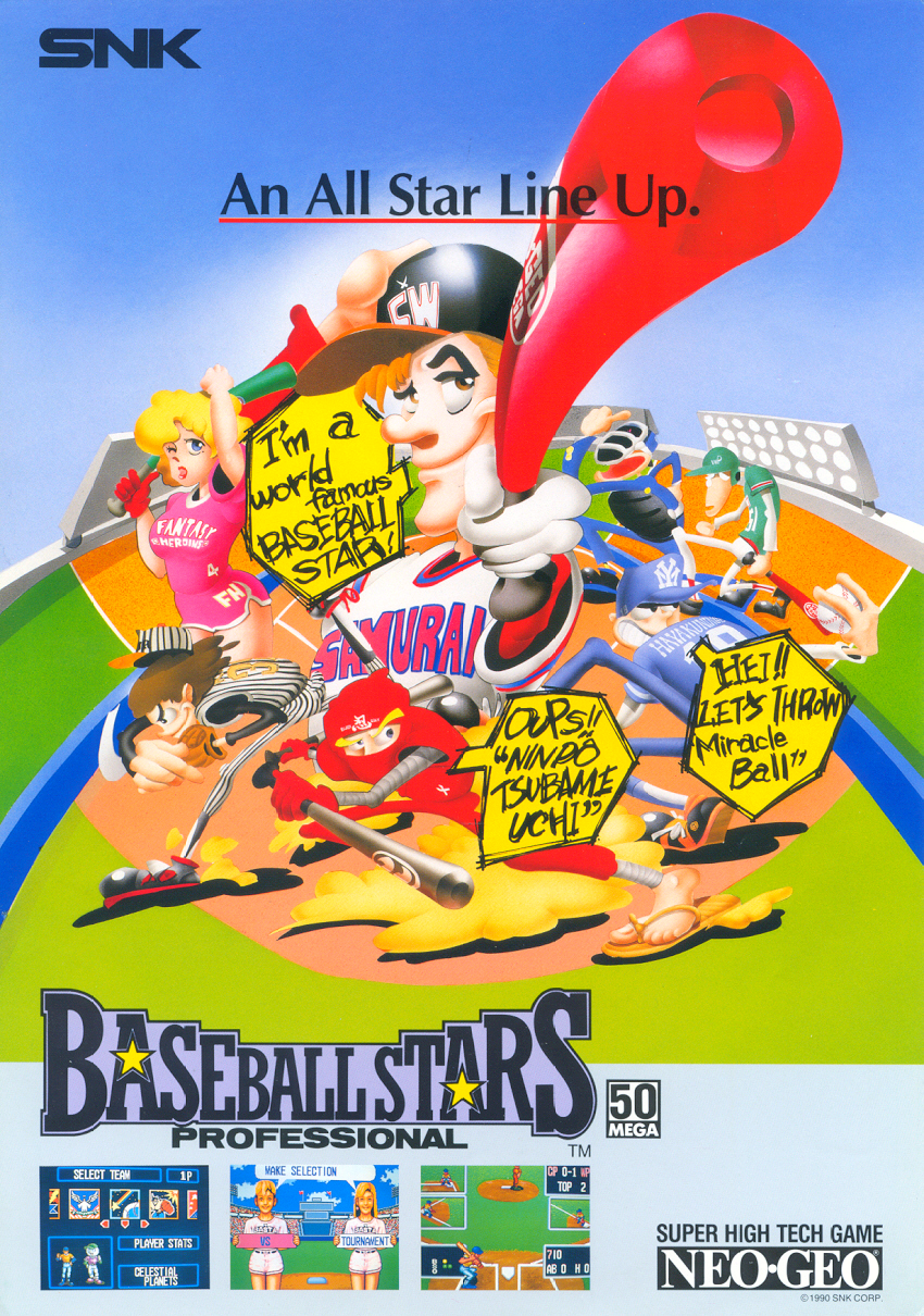 Baseball Stars Professional (NGH-002) flyer