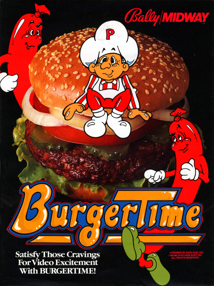 Burger Time (Data East set 2) flyer
