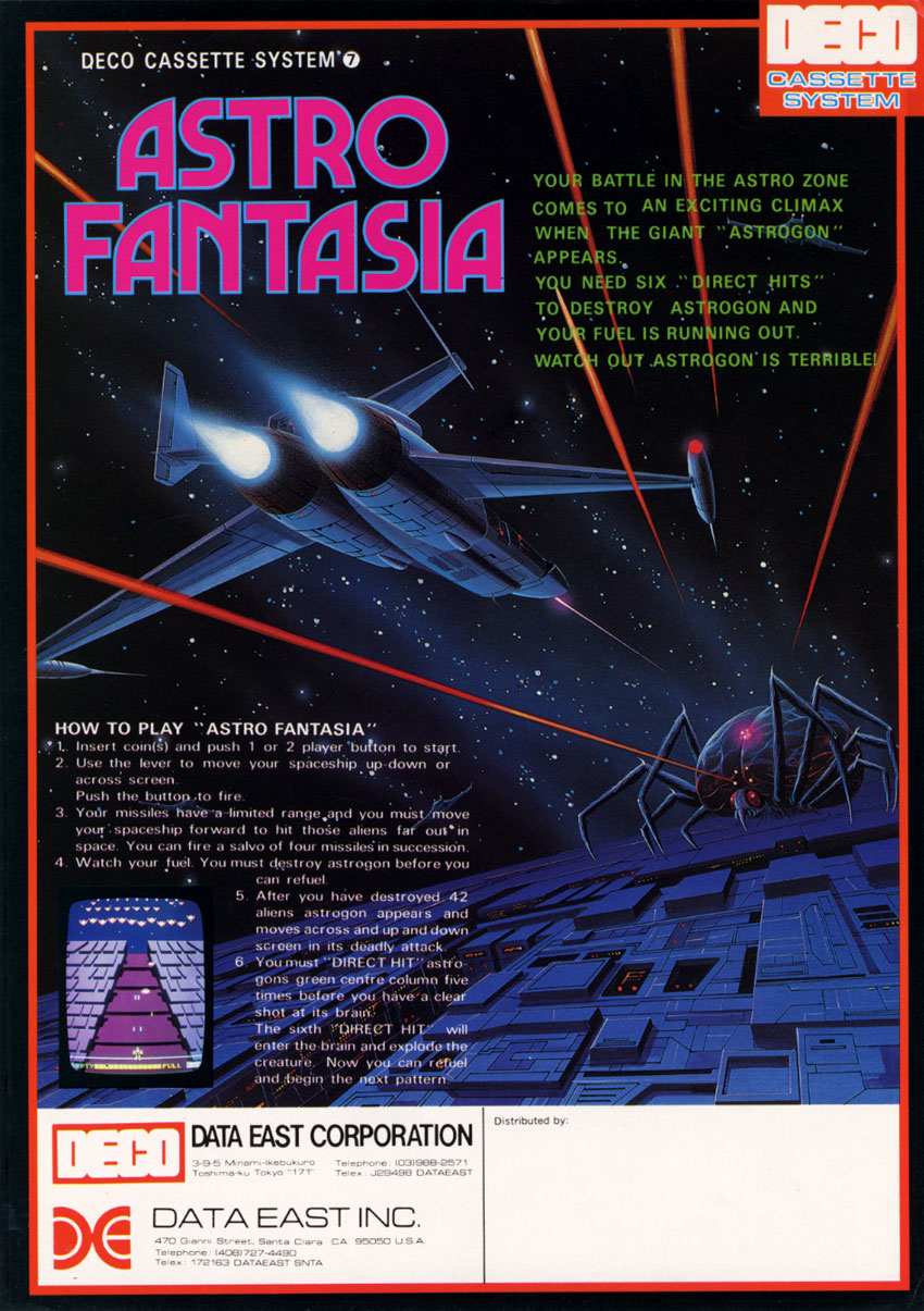 Astro Fantasia (DECO Cassette) (US) flyer