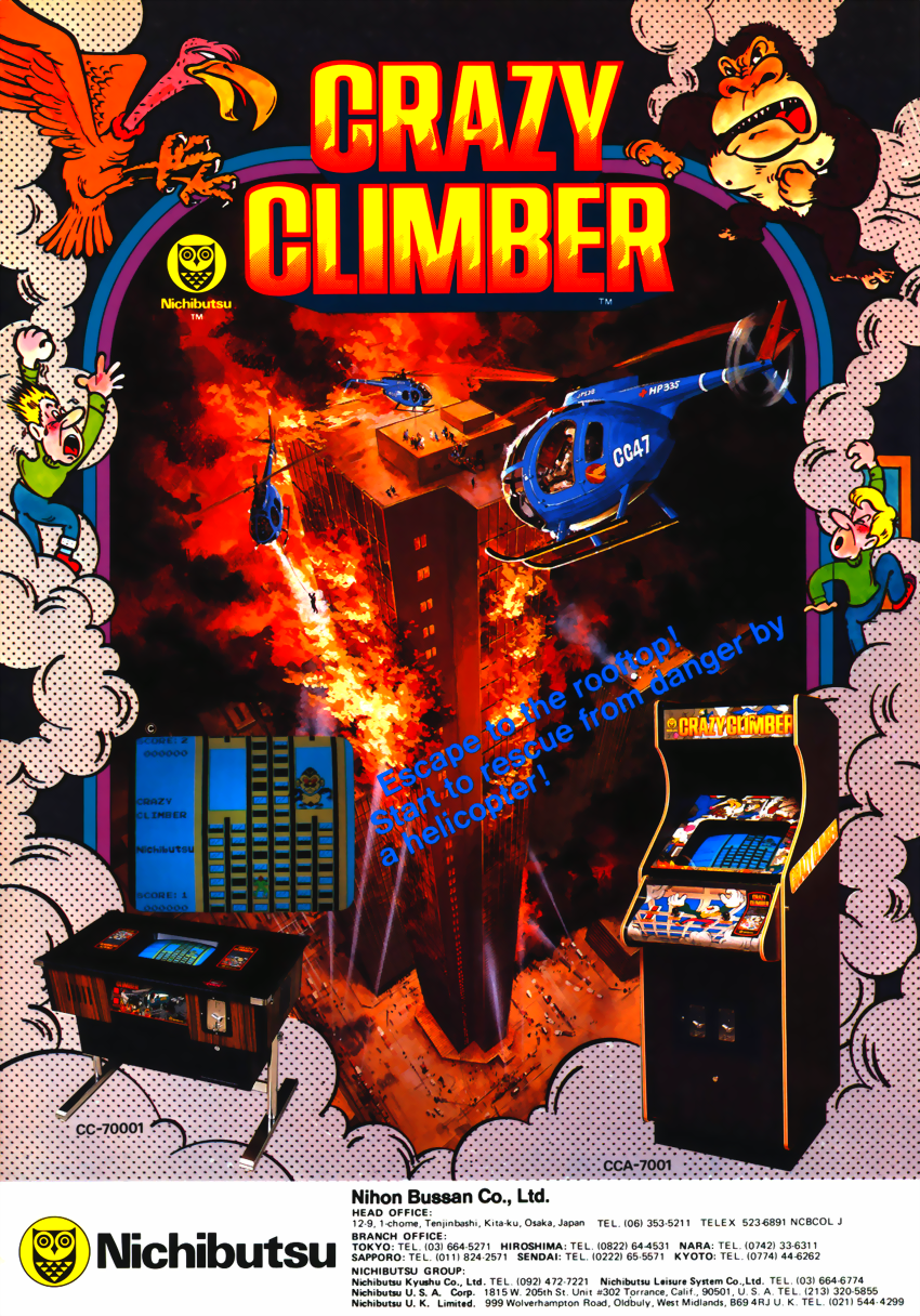 Crazy Climber (bootleg set 1) flyer