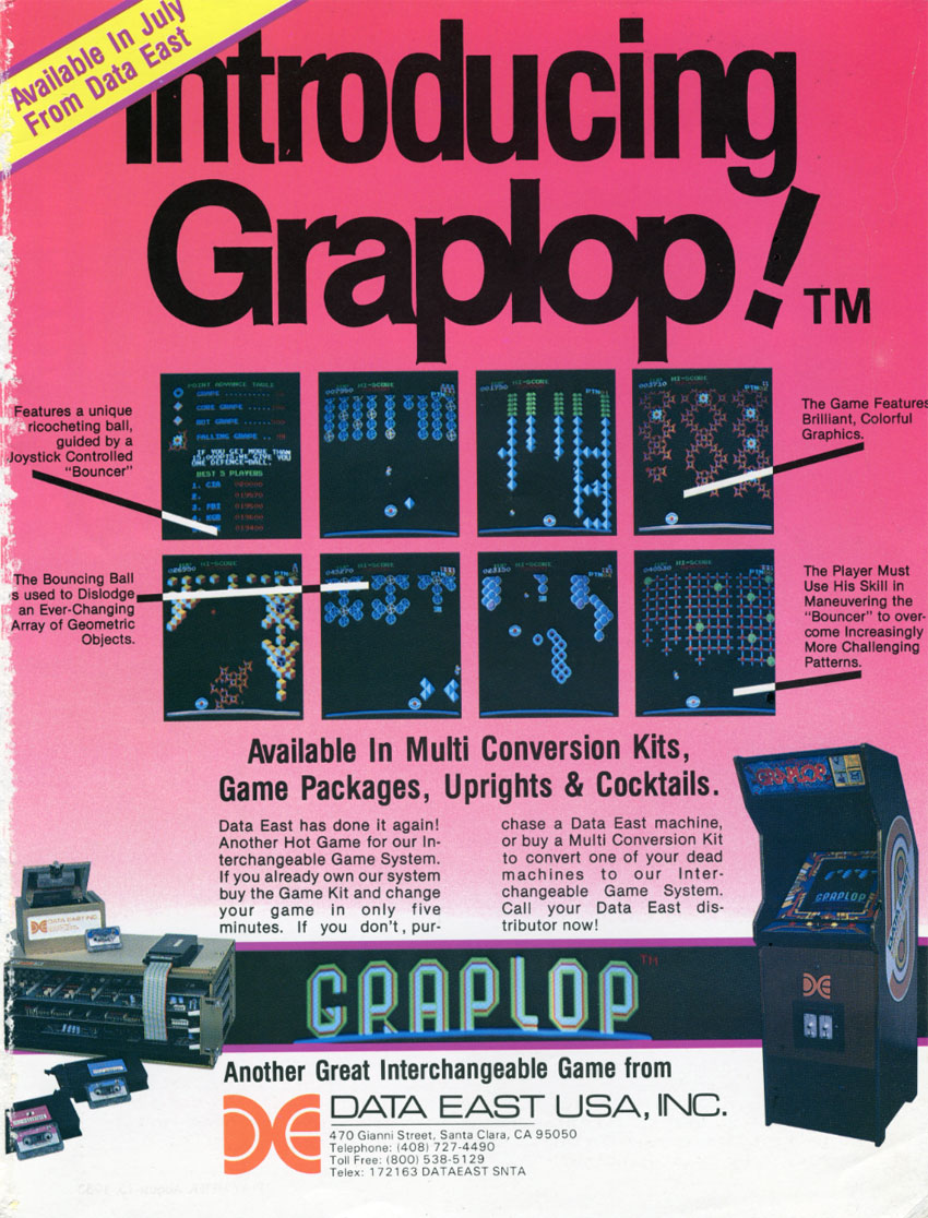 Graplop (no title screen) (DECO Cassette) (US) flyer