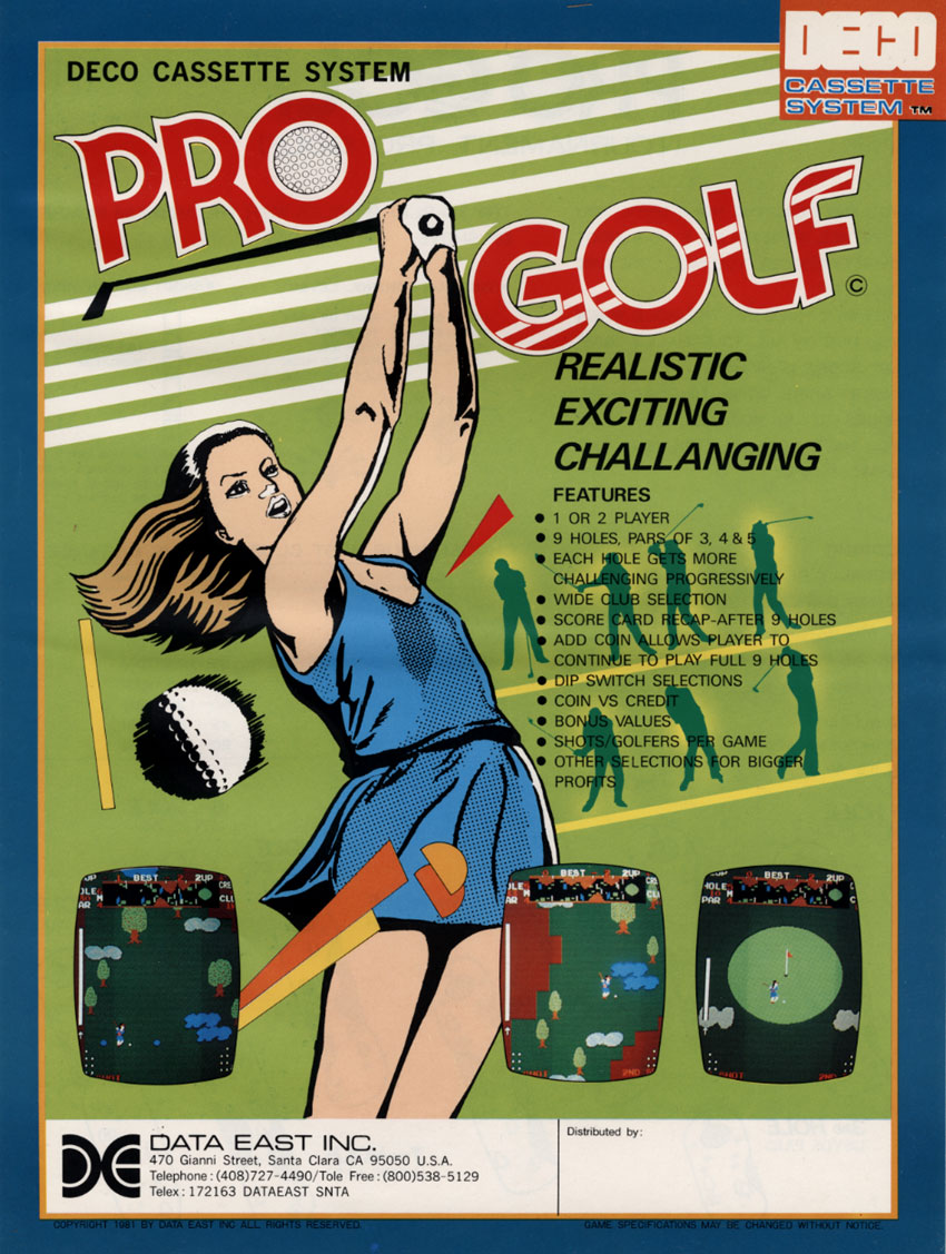 Tournament Pro Golf (DECO Cassette) (US) flyer