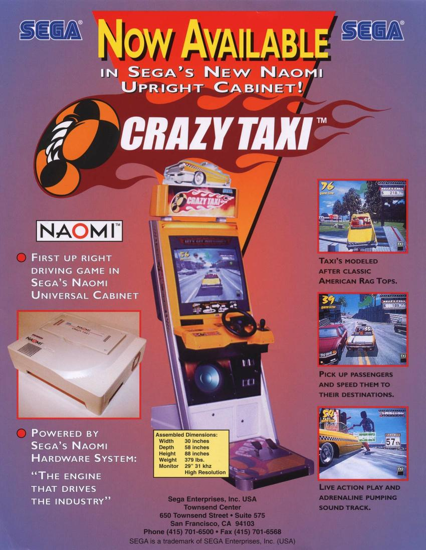 Crazy Taxi flyer