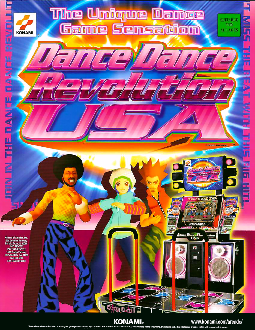Dance Dance Revolution USA (G*A44 VER. UAA) flyer