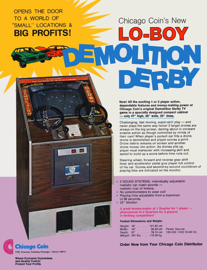 Demolition Derby (MCR-3 Mono Board Version) flyer