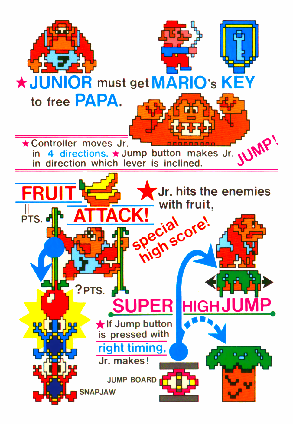 Donkey Kong Jr. (Japan) flyer